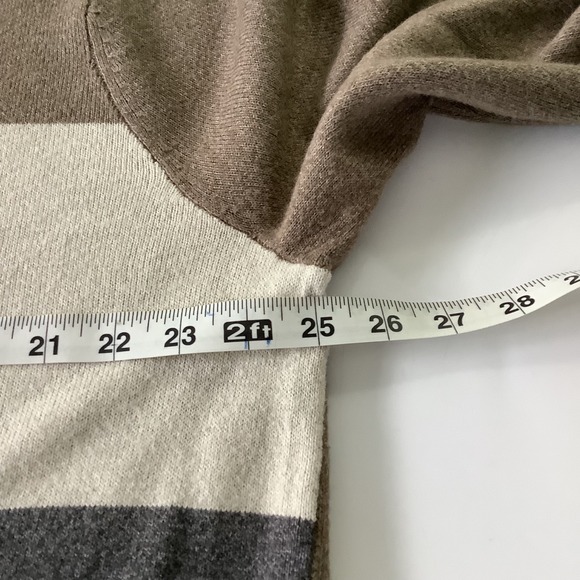 Dockers Mens Sweater XLT Knit Pullover Geometric Brown Color Block Dad Grandpa - Picture 6 of 10